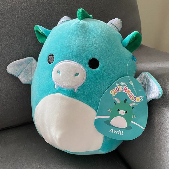 Squishmallow Avrill 7.5" Plush Dragon - Picture 1 of 1